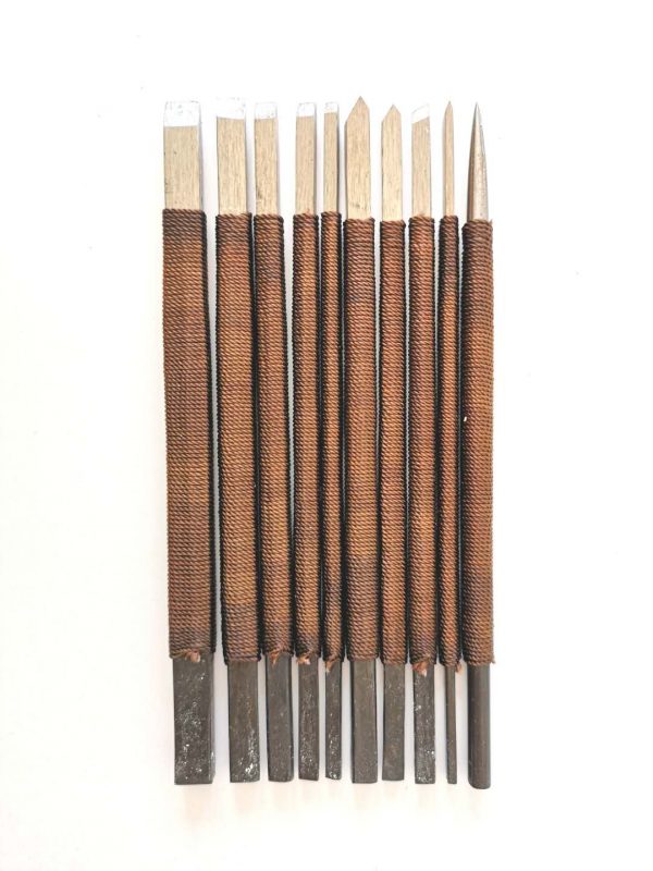 10pc Seal Carving Tool （十支刻石刀）