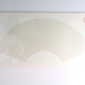 Fan Shaped Rice Paper on Bristol Board - 宣纸卡纸