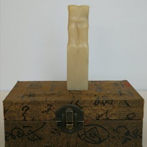 Bamboo Shaped Stone Stamp - 寿山石图章